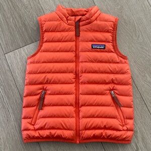 Patagonia Kids Orange Puffer Vest